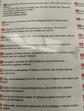 Trust 16665 Cargador Universal 65W para Portátiles