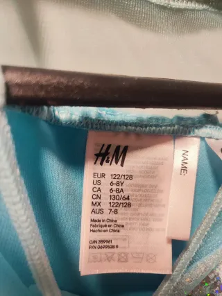 Disfraz Elsa Frozen Talla 6-8