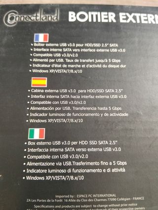 Caja Disco Duro Greenland USB 3.0