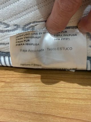 Colchón viscoelástico Carbono Therapy