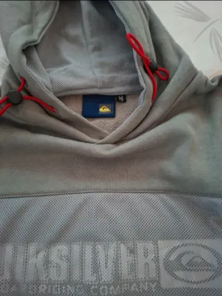 Sudadera Quiksilver chico gris