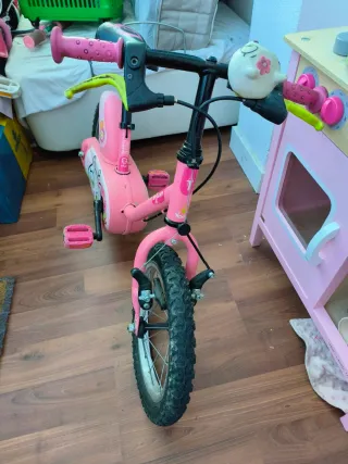 Bicicleta infantil rosa