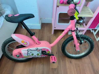 Bicicleta infantil rosa