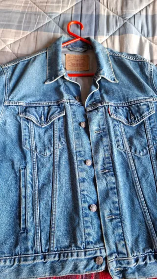 Giacca Jeans Levi's Uomo Blu Usata