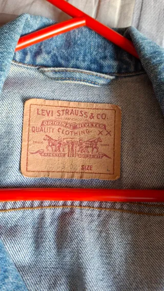 Giacca Jeans Levi's Uomo Blu Usata