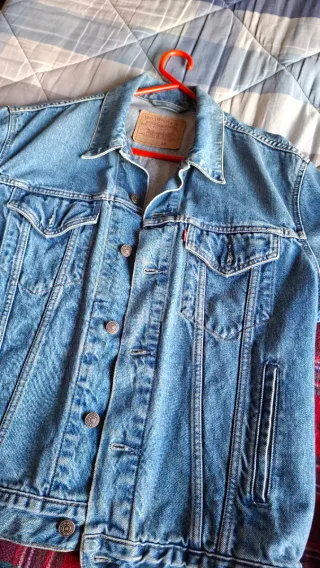 Giacca Jeans Levi's Uomo Blu Usata