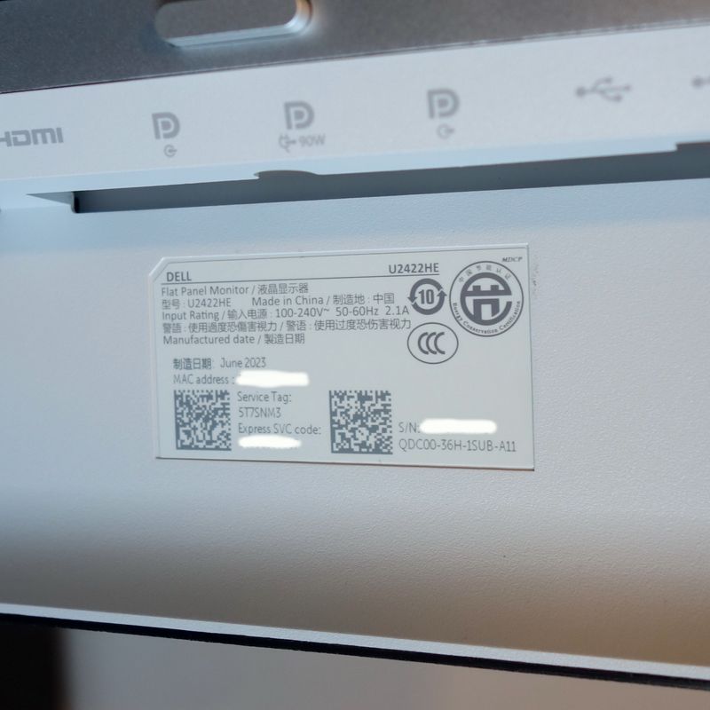 Monitor Dell U2422HE USB-C Dock afbeelding 9
