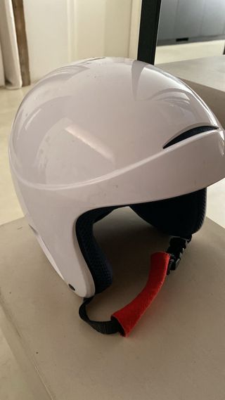 Casco de esquí infantil blanco