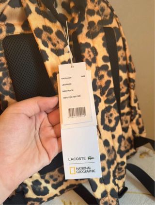 Mochila Lacoste National Geographic Animal Print