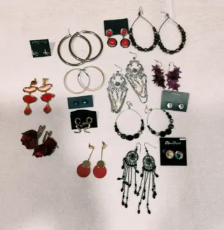 Lote de pendientes variados