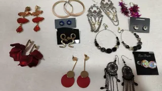 Lote de pendientes variados