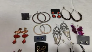 Lote de pendientes variados