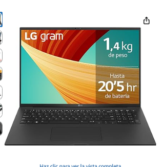 LG Gram 17Z90R RTX3050 i7 1TB 32GB