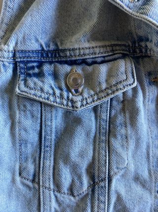 Chaleco vaquero Stradivarius azul claro Talla M