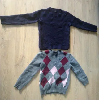 Lote 2 jerseys 100% lana Gant y Massimo Dutti