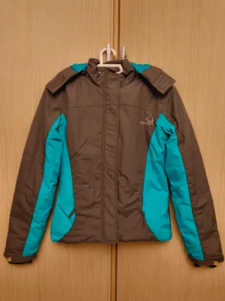 Pantalón y chaqueta de nieve de chica XS o S gris