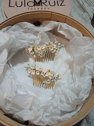 Tocado Novia Lula Ruiz Flores