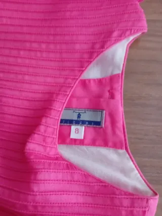 Vestido niña ceremonia rosa