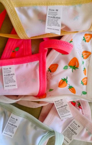 Braguita Tanga Estampado Fresas Talla M