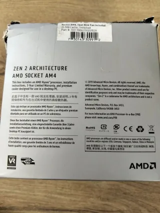 Procesador AMD Ryzen 5 3600X 4.4GHz AM4 6 núcleos