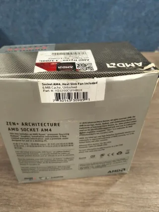 Procesador AMD Ryzen 3 3200G 3.6-4.0 GHz Quad-Core con Gráficos Vega 8