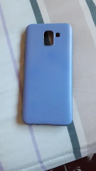 Funda Silicona Samsung Galaxy J6 morada