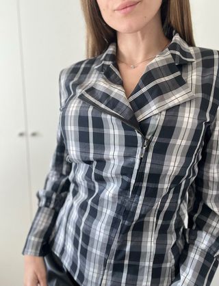 Camisa blazer cuadros