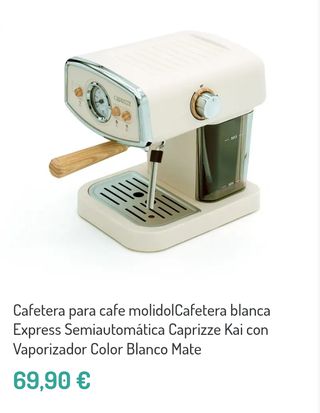 Cafetera express semiautomática Kai