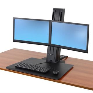 Estación de trabajo WorkFit-SR, con doble monitor
