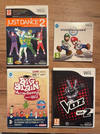 Pack Wii Mini Rojo + Juegos y Accesorios