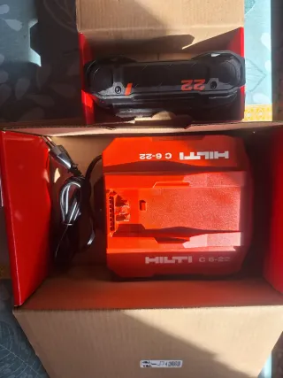 Cargador Hilti C6-22 y Batería 4.0Ah