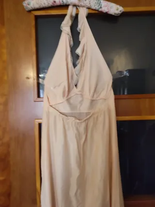 Camisón largo salmón T/40