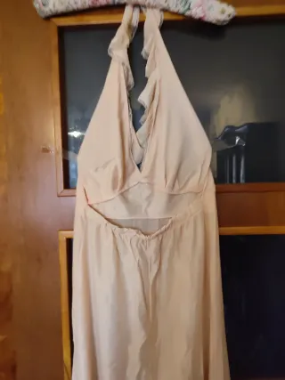 Camisón largo salmón T/40