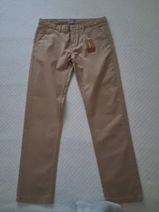 Pantalón chino Álvaro Moreno beige sin estrenar