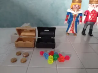 Playmobil Reyes Flor de Lis y Tesoros