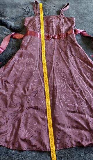 Lote de vestidos de fiesta morado y marrón