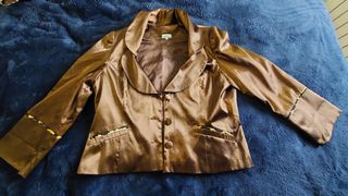 Lote de vestidos de fiesta morado y marrón