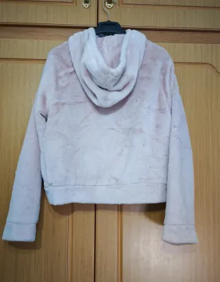 Chaqueta pelo sintético rosa MEYLONMEY Talla M/L