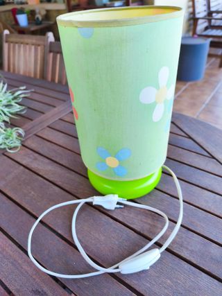 Lámpara infantil flores