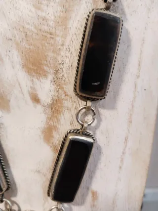 Collar Alpaca y Ónix Plata