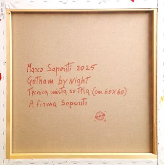 Batman pop,Dipinto su tela stile Pop Art.Unico