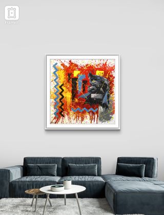 Batman pop,Dipinto su tela stile Pop Art.Unico