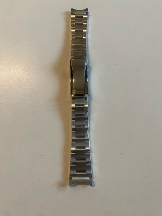 Cinturino acciaio argento 20mm Oyster per Rolex