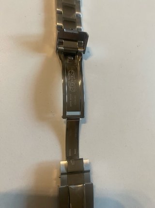 Cinturino acciaio argento 20mm Oyster per Rolex