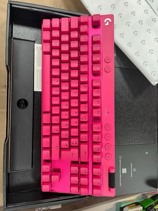 Teclado Logitech G Pro X TKL Rosa#P0MVS8