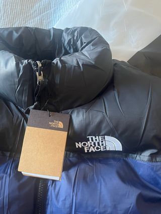 Plumífero The North Face Negro y Azul