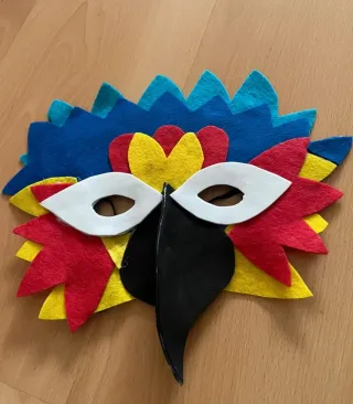 Disfraz grupal papagayo