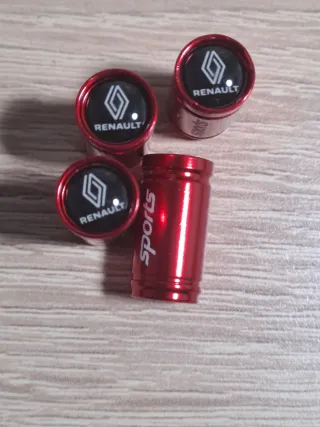 Tapones Válvula Sports Rojo (4 unidades)