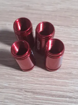 Tapones Válvula Sports Rojo (4 unidades)