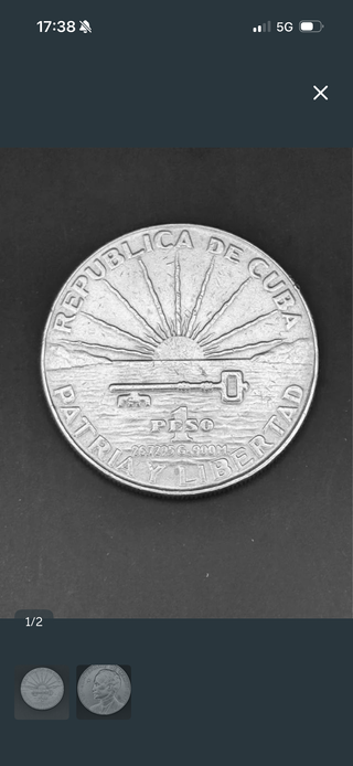1 Peso Cuba 1953